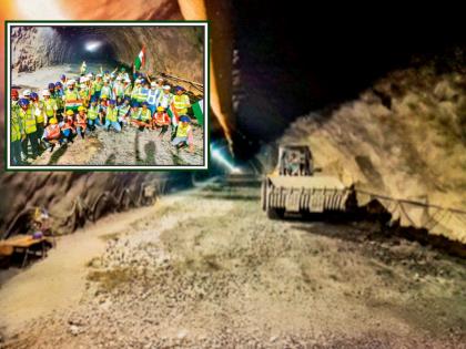 पालघरच्या डोंगरात बुलेट ट्रेनचा १.५ किमी बोगदा पूर्ण - Marathi News | bullet train tunnel completed in Palghar mountains | Latest News at Lokmat.com