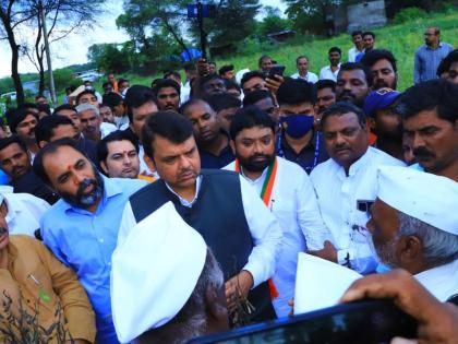 MVA government will not let the sleep until they get help to farmers; Devendra Fadnavis's warning | Devendra Fadnavis: शेतकऱ्यांना मदत मिळेपर्यंत सरकारला झोपू देणार नाही; देवेंद्र फडणवीसांचा इशारा