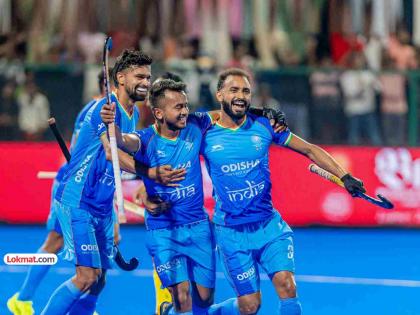 Indian hockey team emphatic victory in Asia Cup Hockey Malaysia thrashed by big margin | आशिया चषक हॉकी: भारताचा धडाकेबाज विजय; मलेशियाचा ४-१ असा उडवला धुव्वा Indian hockey team emphatic victory in Asia Cup Hockey Malaysia thrashed by big margin | आशिया चषक हॉकी: भारताचा धडाकेबाज विजय; मलेशियाचा ४-१ असा उडवला धुव्वा
