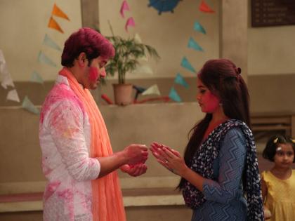 marathi tv serial mazi tuzi reshimgath Neha Yash spread the colors of love | यंदाच्या रंगपंचमीला नेहा-यश उधळणार प्रेमाचे रंग; फोटो होतायेत व्हायरल