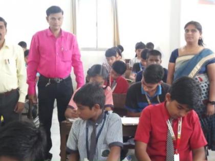 300 students have given the Homibabha science Examination | ३०० विद्यार्थ्यांनी दिली होमीभाभा बालवैज्ञानिक परीक्षा