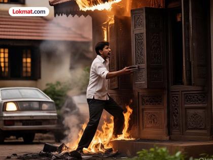 bengaluru venkataramani demanded return of 5 lakh subramani and parvati together poured petrol at house and set it on fire | सूडाची भावना! उधार दिलेले पैसे मागितले म्हणून थेट पेटवून दिलं घर; थरकाप उडवणारा Video bengaluru venkataramani demanded return of 5 lakh subramani and parvati together poured petrol at house and set it on fire | सूडाची भावना! उधार दिलेले पैसे मागितले म्हणून थेट पेटवून दिलं घर; थरकाप उडवणारा Video