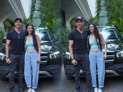 Hrithik Roshan Saba Azad Together People Calls Them Father Daughter Duo | Video: भावा यापेक्षा आधीची चांगली होती...! हृतिक रोशनची गर्लफ्रेन्ड पाहून नेटकरी ‘शॉक्ड’, ‘बाप-लेक’ म्हणत केलं ट्रोल