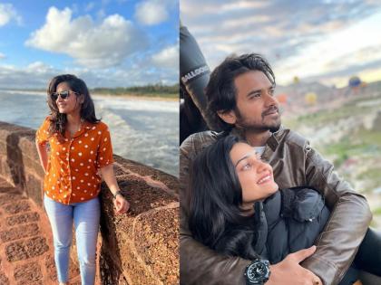 after Shah Istanbul Turkey Hruta durgule and pratik shah enjoying vacation in goa | Mr. and Ms. शाह इंस्तांबूल टर्कीनंतर आता या ठिकाणी व्हॅकेशन करतायेत एन्जॉय, फोटो व्हायरल