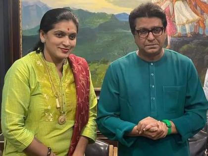 MNS Chief Raj Thackeray consoles MNS candidates Rupali Patli after receiving death threats | जीवे मारण्याच्या मिळालेल्या धमकीनंतर राज ठाकरेंनी दिला रुपाली पाटील यांना दिलासा; म्हणाले...