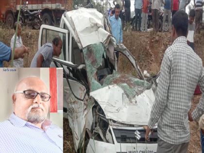 A car accident of a devotee at Murgud, One killed three seriously injured | Accident: देवदर्शनाला जाताना हुक्केरी जवळ भीषण अपघात, एकाचा मृत्यू, तीघे गंभीर जखमी