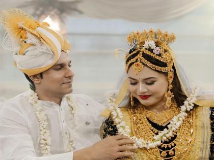 ''From today, we are one''; Randeep Hudda got married, the first photo of the wedding came with Lin Laishram | 'आजपासून, आम्ही एक आहोत'; रणदीप हुड्डा 'लीन' झाला, लग्नाचा पहिला फोटो आला