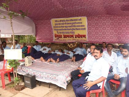 MJP workers continue fasting | एमजेपी कर्मचाऱ्यांचे उपोषण सुरूच