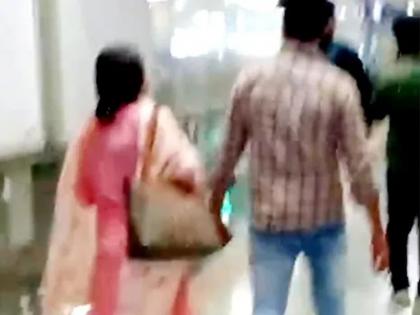 After the love marriage, the wife was walking with her boyfriend, the husband followed her, then something like this happened... | लव्ह मॅरेजनंतर बॉयफ्रेंडसोबत फिरत होती पत्नी, पती मागून गेला, मग घडलं असं काही... 