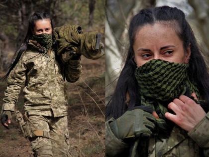 Women Sniper of Ukraine: 'Charcoal' terror after Kiev's ghost! Female sniper killing Russian forces in War, like lady Death | Women Sniper of Ukraine: कीव्हच्या भूतानंतर 'चारकोल'ची दहशत! रशियन फौजांना लपून टिपतेय महिला स्नायपर