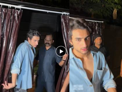 Ibrahim Ali Khan drunk Saif Ali Khan s son who looks cool in front of the camera he was different this time Video viral | इब्राहिम अली खान नशेत? कॅमेऱ्यासमोर कूल दिसणारा सैफचा मुलगा यावेळी बावरला; झाला ट्रोल