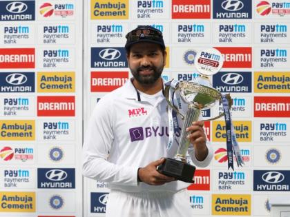ICC Men's Test Player Rankings : Rohit Sharma is now India's highest ranked Test batsman,Virat Kohli slips to No.9 now; Jason Holder No.1 Test All Rounder | Rohit Sharma beat Virat Kohli : रोहित शर्माने इतिहास रचला, विराट कोहलीला मोठा धक्का दिला; Ravindra Jadejaने गमावले नंबर वन स्थान