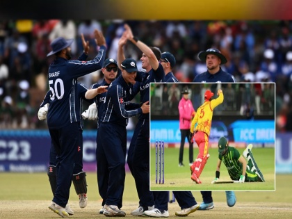  ICC World Cup Qualifier 2023 Scotland thrashes Zimbabwe by 31 runs and Pakistan got big relief, read here | भारतात होणाऱ्या वर्ल्ड कप स्पर्धेतून झिम्बाब्वे बाहेर; पाकिस्तानने सोडला सुटकेचा निश्वास