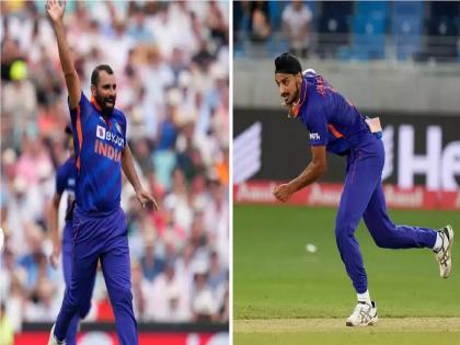 If you have the guts come forward from a real account Mohammed Shami slams trolls over Arshdeep Singh catch  | Arshdeep Singh Trolled: "जर दम असेल तर खऱ्या अकाउंटवरून समोर या", मोहम्मद शमीने अर्शदीपच्या ट्रोलर्सना सुनावले