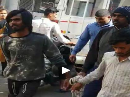 Koyta Gang Sameer and Shahid arrested police of traders are also happy | Video: जिथे दहशत तिथेच अद्दल, कोयता गँगच्या समीर अन् शाहिदची धिंड पाहून व्यापारीही आनंदले...