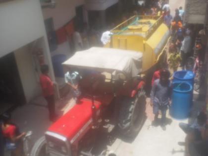 A nine-year-old girl was crushed by water tanker at Jai Bhavani Nagar | जय भवानी नगर येथे पाण्याच्या टँकरने नऊ वर्षीय बालिकेला चिरडले