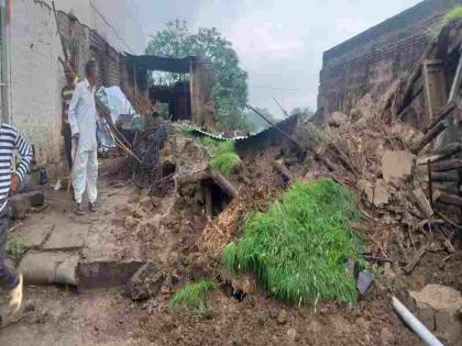  At least 5 children were killed when a wall collapsed in Bamhane | बाम्हणे येथे मातीची भिंत पडून २ मुले ठार