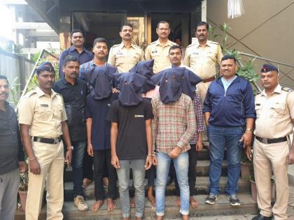 A gang of robber arrested from Navi Mumbai by Thane police | खंडणीसह दरोडे टाकणारी नवी मुंबईतील टोळी जेरबंद