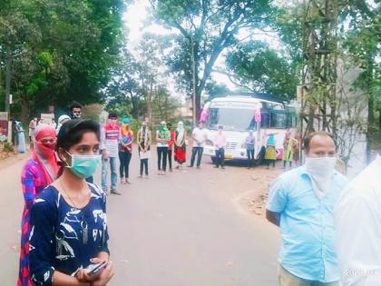 coronavirus: 35 youth who trapped in Goa due to lockdown return in sindhudur | coronavirus : लॉकडाऊनमुळे गोव्यात अडकलेले ३५ युवक-युवती सिंधुदुर्गात परतले