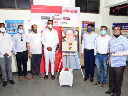 Blood collection from Lokmat camp will be life saving for patients- Shankarrao Gadakh, start of blood donation camp | लोकमत"च्या शिबिरातून झालेले रक्त संकलन रुग्णांसाठी जीवदान ठरेल- शंकरराव गडाख, रक्तदान शिबिराचा प्रारंभ 