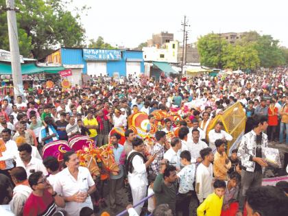 Obeisance to Sarja-raja in Akola; Honor of Baliraja | अकोल्यात सर्जा-राजाला वंदन; बळीराजाचा सन्मान