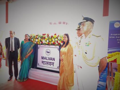 Warship Malvan launched at Kochi; Equipped with sophisticated underwater sensors | ‘मालवण’ युद्धनौकेचे कोची येथे झाले जलावतरण; अत्याधुनिक अंडरवॉटर सेन्सर्सने सुसज्ज