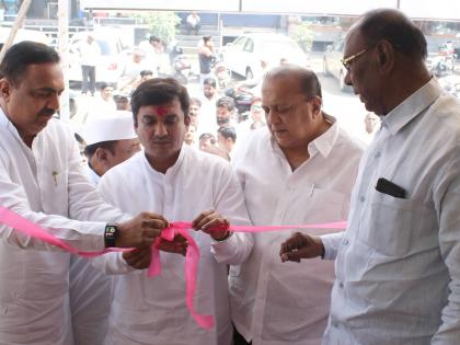 Lok Sabha Election 2019 Inauguration of the campaign office of Nationalist Congress Party | Lok Sabha Election 2019 : राष्ट्रवादी काँग्रेस आघाडीच्या प्रचार कार्यालयाचे उद्घाटन