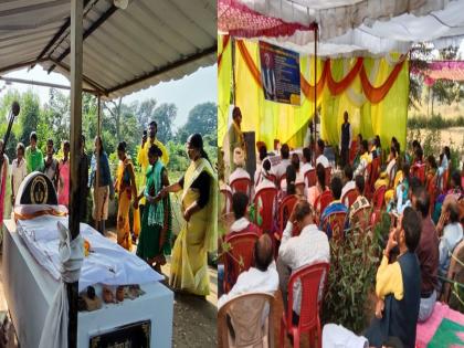 The program at Dhanegaon Gondia showed a glimpse of tribal culture, audience responded in abundance | धनेगाव येथील कार्यक्रमातून घडले आदिवासी संस्कृतीचे दर्शन; उपस्थितांचा भरभरून प्रतिसाद