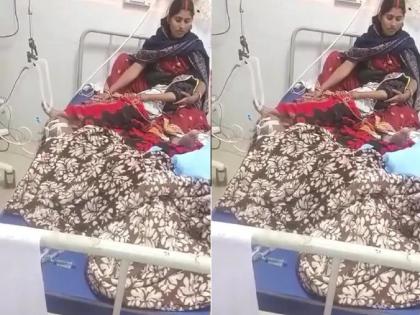 In the pediatric department of RIMS in Ranchi, Jharkhand, another child was being treated on the bed of the dead child | मुलाच्या मृतदेहाजवळच आणखी एका रुग्णावर उपचार सुरू, ४ तास बेडवर पडून होता मृतदेह