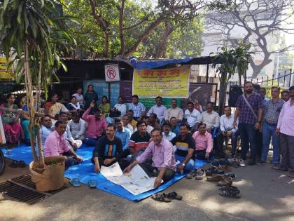  Inclusion of non-teaching staff of college in Thane district in symbolic strike   | लाक्षणिक संपात जिल्ह्यातील महाविद्यालयीन शिक्षकेत्तर कर्मचाऱ्यांचा समावेश