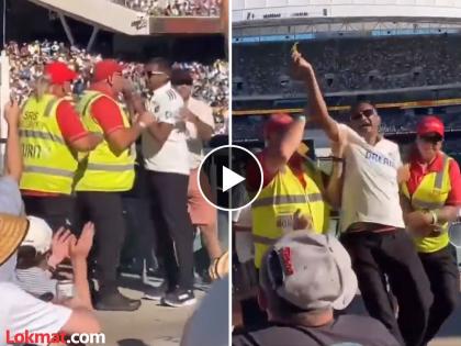 Indian Fan Was Kicked Out Of Stadium For Showing Sandpaper During India vs Australia Pink Ball Test match in Adelaide Video Goes Viral | 'त्या' चाहत्यानं भारताला सपोर्ट करताना ऑस्ट्रेलियाला डिवचलं? जाणून घ्या 'सँडपेपर' अन् कळीचा मुद्दा