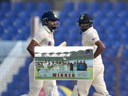 IND vs BAN India's 58.93 points in World Test Championship after victory against Bangladesh The points have been scored and the team has scored the second position | IND vs BAN: बांगलादेशविरूद्धच्या विजयाने भारताला झाला मोठा फायदा; टीम इंडियाची WTCच्या फायनलकडे कूच