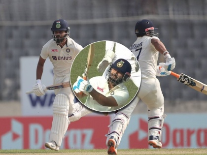 IND vs BAN Live Rishabh Pant has recovered from India's innings with a brilliant innings and the score is 184 for 4 in 54 overs   | IND vs BAN Live: रिषभ पंतने एकट्याने 'किल्ला' लढवला; बांगलादेशला पडला भारी; भारतीय संघ मजबूत स्थितीत