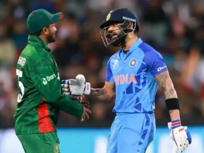 IND vs BAN Virender Sehwag says Shakib Al Hasan should play till the end like Virat Kohli and then make such statements | IND vs BAN: "त्याने कोहलीसारखं शेवटपर्यंत खेळावं आणि...", शाकिबवर वीरेंद्र सेहवाग भडकला