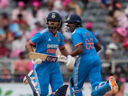 Sudarshan, Rahul's half-century; Still, the batting was sloppy ind vs SA 2nd ODI | सुदर्शन, राहुलचे अर्धशतक; तरीही फलंदाजी ढेपाळली