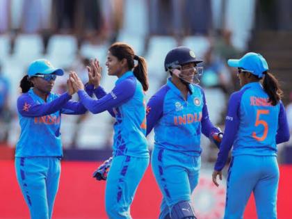 india beat ireland 5 runs by duckworth method and placed in womens t 20 world cup semi finals | INDW vs IREW T20 WC 2023: भारतीय महिलांची सेमी फायनलमध्ये धडक; स्मृती मानधनाची विक्रमी खेळी, आयर्लंडला केले चीतपट