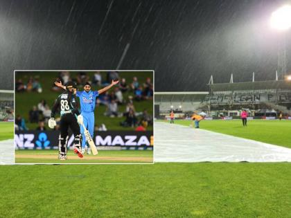 IND vs NZ Match abandoned here in Napier Teams level on DLS Team India clinch the series 1-0 | IND vs NZ: पावसाची बॅटिंग अन् भारताचा विजय; हार्दिक सेनेने मालिका घातली खिशात!