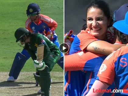 ICC Womens T20 World Cup India vs Pakistan Renuka Singh Stuns PAK Early Clean-Bowls Gull Feroza WATCH | INDW vs PAKW : रेणुकाचा कमालीचा इन-स्विंग चेंडू; पाक बॅटर फक्त बघतच राहिली अन्..