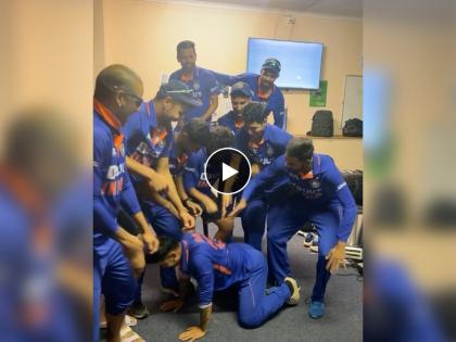 IND vs ZIM Indian players dance after clean sweep in Zimbabwe ODI series, video goes viral | IND vs ZIM: काळा चष्मा घालून गब्बर धवनचा भन्नाट डान्स; झिम्बाब्वेला क्लीन स्वीप करताच धरला ठेका