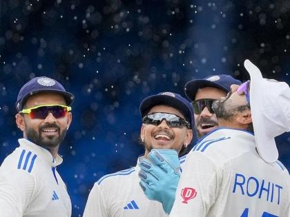 India vs West Indies 2nd Test Live Marathi : Rain will save the West Indies! Heavy chance of rain as India win, see weather update | वेस्ट इंडीजला इंद्रदेव वाचविणार! भारत जिंकत असताना पावसाची दाट शक्यता, पहा वेदर अपडेट