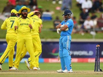 IND19 vs AUS 19 Final : Australia Under-19s team beat India Under-19s team in ICC Under-19 World Cup Final by 79 runs  | ऑस्ट्रेलिया पुन्हा...! टीम इंडियाला हरवले अन् वर्ल्ड कप जिंकून १४० कोटी भारतीयांना रडवले