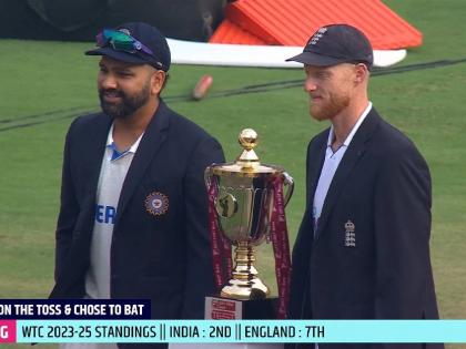 ind vs Eng 1st test match Rajiv Gandhi international Stadium live score board -  Fast bowler Avesh Khan has been released to play for his Ranji trophy team, Rajat Patidar has joined the team as Virat Kohli's replacement  | IND vs ENG 1st Test Live Scorecard : BCCI ने पहिल्या कसोटीआधी भारतीय खेळाडूला रिलीज केले, विराटची रिप्लेसमेंट अखेर केली जाहीर