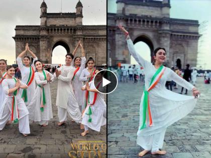 Independence Day 2024 marathi actress amruta khanvilkar dance on maa tuze salam video | Independence Day: 'माँ तुझे सलाम' गाण्यावर डान्स करत अमृता खानविलकरच्या खास शुभेच्छा, पाहा व्हिडिओ