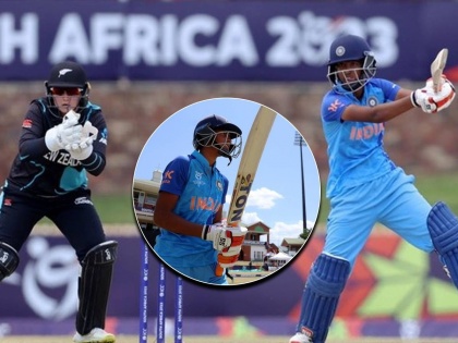 India beat New Zealand by 8 wickets in ICC WOMENS U19 T20 WORLD CUP 2023 Parshavi Chopra took 3 wickets and Shweta Sehrawat did 61 runs  | ICC WOMENS U19 T20 WORLD CUP 2023: भारतीय महिला वर्ल्ड कप फायनलमध्ये; इतिहास घडवण्यापासून एक विजय दूर