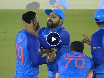 ind vs aus 1st t20 Int Live Scorecard Live Streaming : Game changing over by Umesh Yadav, gets Steven Smith and Glenn Maxwell, Rohit Sharma threatens Dinesh Karthik?, Video  | IND vs AUS T20 2022 Live : Rohit Sharma लाइव्ह मॅचमध्ये दिनेश कार्तिकवर खवळला, राहुल द्रविडने सर्व प्रकार पाहिला; Video Viral 