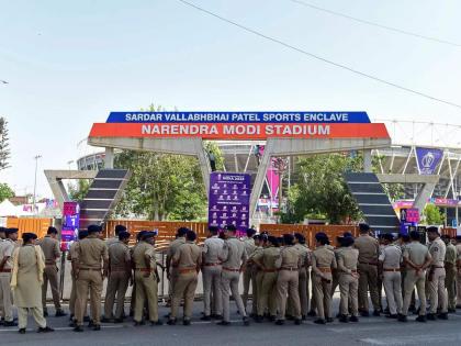 ICC World Cup 2023 Final: 6 thousand police force; Tight security arrangements for India-Australia match | 6 हजार पोलिसांचा फौजफाटा; इंडिया-ऑस्ट्रेलिया सामन्यासाठी चोख सुरक्षा व्यवस्था