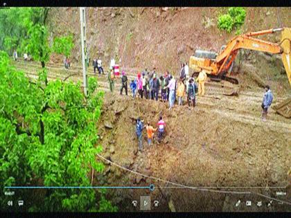 Work on the Khandala Ghat of Railway in progress | रेल्वेचे खंडाळा घाटातील काम प्रगतीपथावर