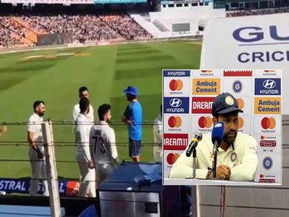  indian captain Rohit Sharma said that, Absolutely unaware of Jai Shri Ram chants for Mohammed Shami during India vs Australia 4th test match  | IND vs AUS Test: "याबद्दल मला कल्पना नव्हती...", शमीसमोर 'जय श्री राम'चे नारे दिल्याप्रकरणी रोहितनं सोडलं मौन