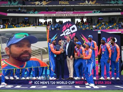 Indian Skipper Rohit Sharma On India's victory in T20 World Cup 2024 and he Retirement from t20i Praise for ms dhoni | Rohit Sharma ची निवृत्ती! धोनीचे कौतुक; लाडक्या हिटमॅननं ट्रॉफीसह जिंकली मनं, वाचा