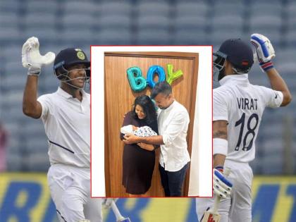  Indian team player Mayank Agarwal gave birth to a baby boy name Aayansh, see Photo   | Mayank Agarwal: भारतीय खेळाडूच्या घरी चिमुकल्याच आगमन; फोटो शेअर करून केली नावाची घोषणा